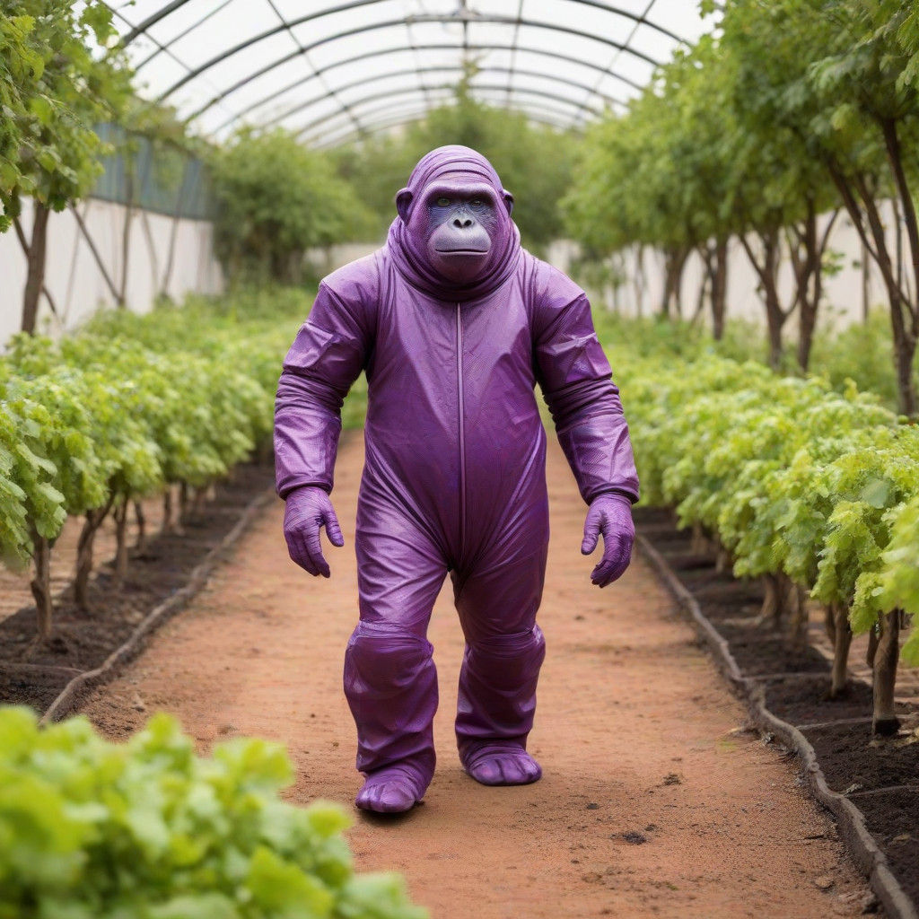 Grape Ape Tending Martian Garden
