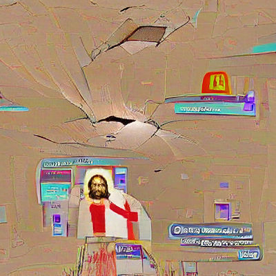 Classic Portrait of Jesus Christ