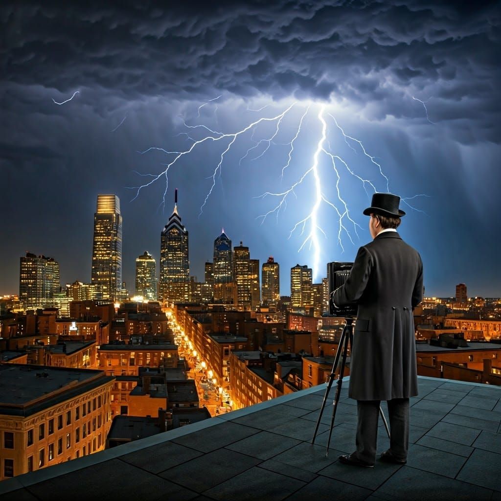 Philadelphia Photographer Captures Lightning Storm, Realism ...