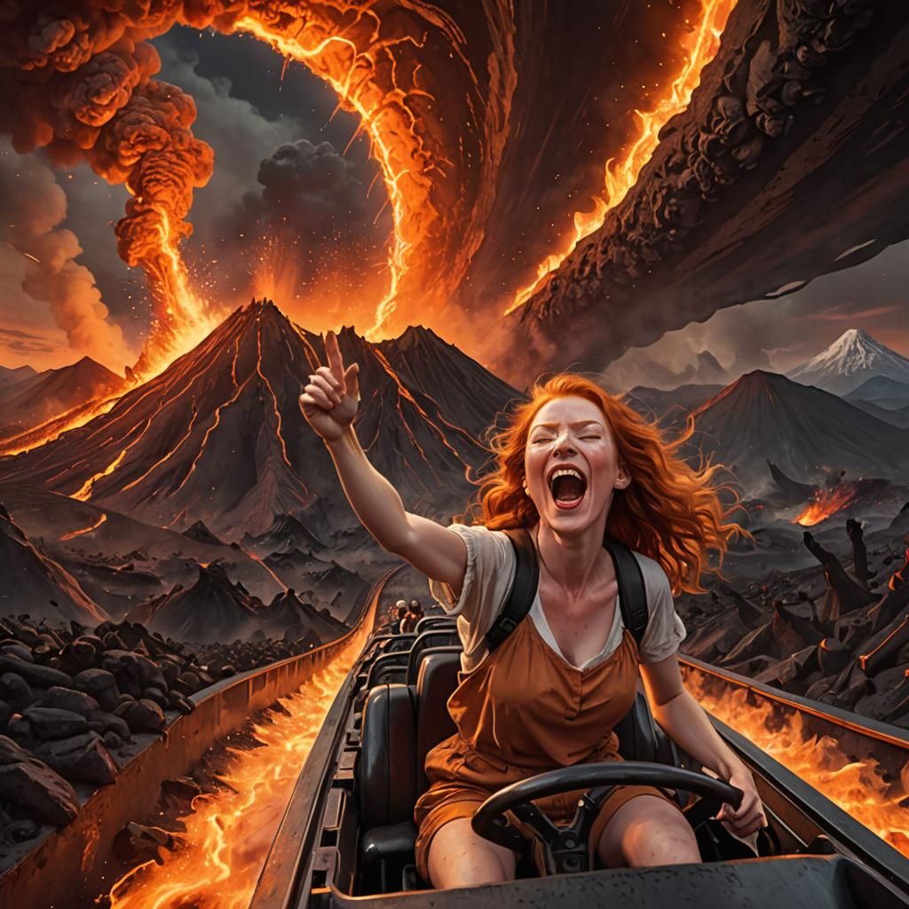 Volcanic Rollercoaster Ride of Joy