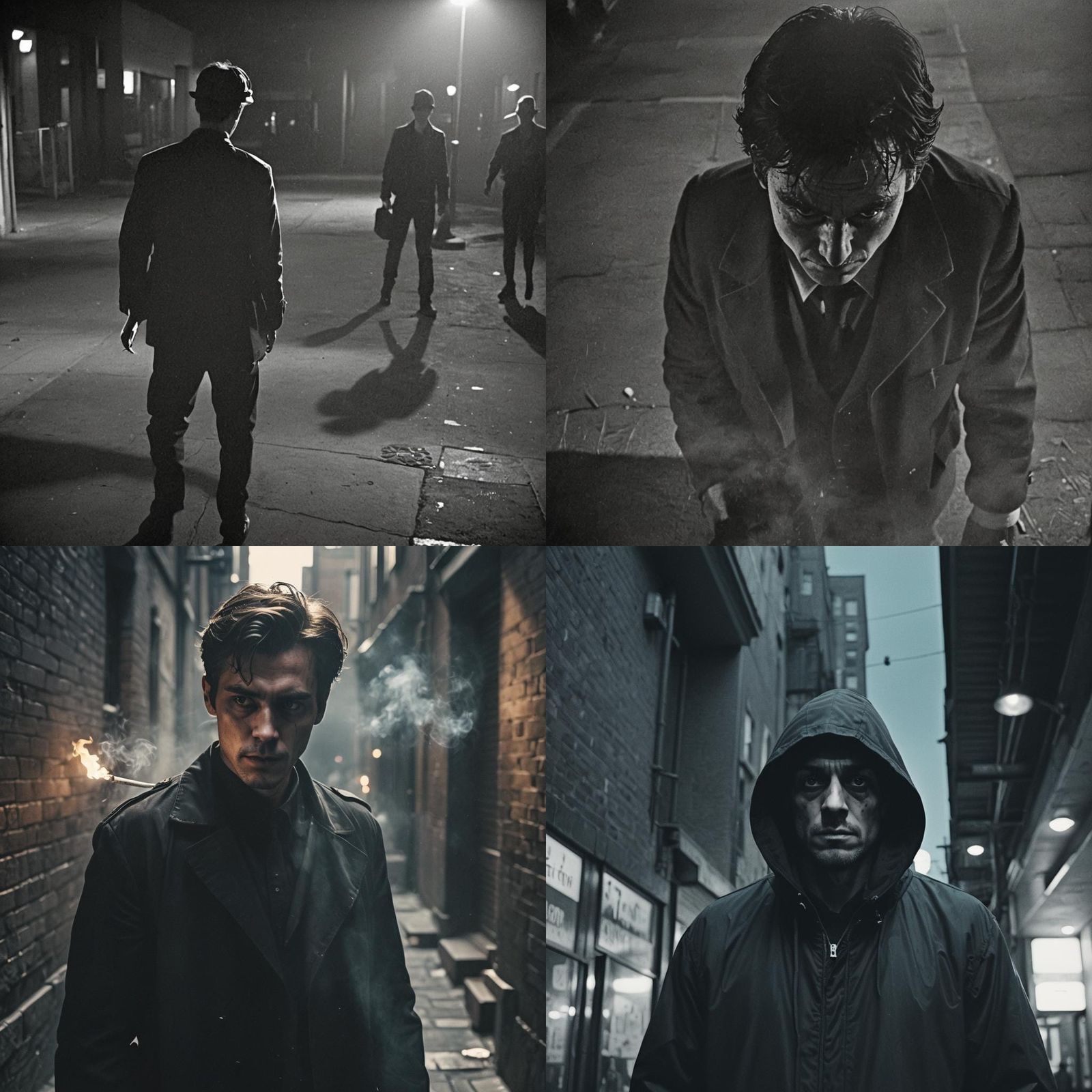 Security Camera Captures Crime in Cinematic Still