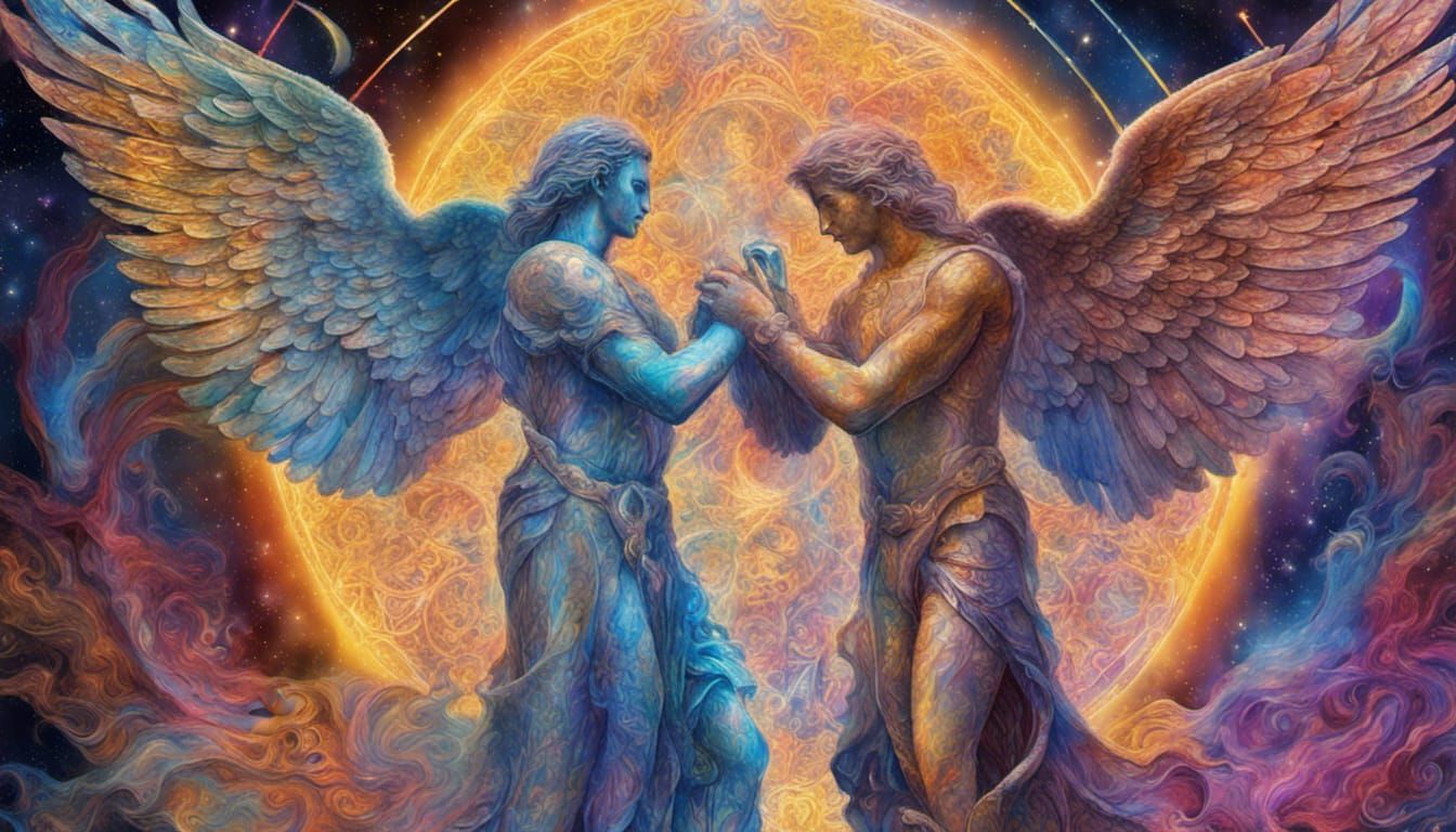 Michael and Lucifer friends3