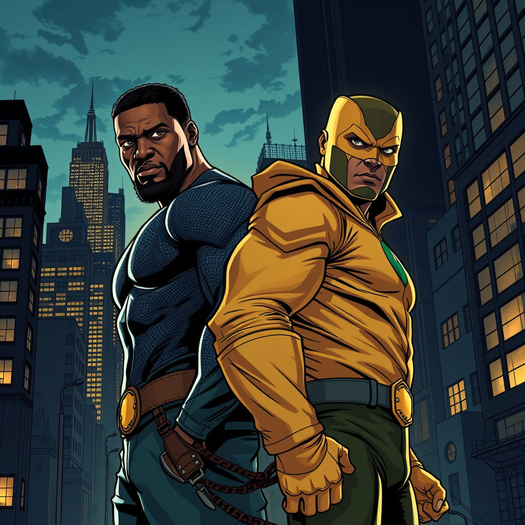 Dynamic Duo: Cage and Iron Fist in Action