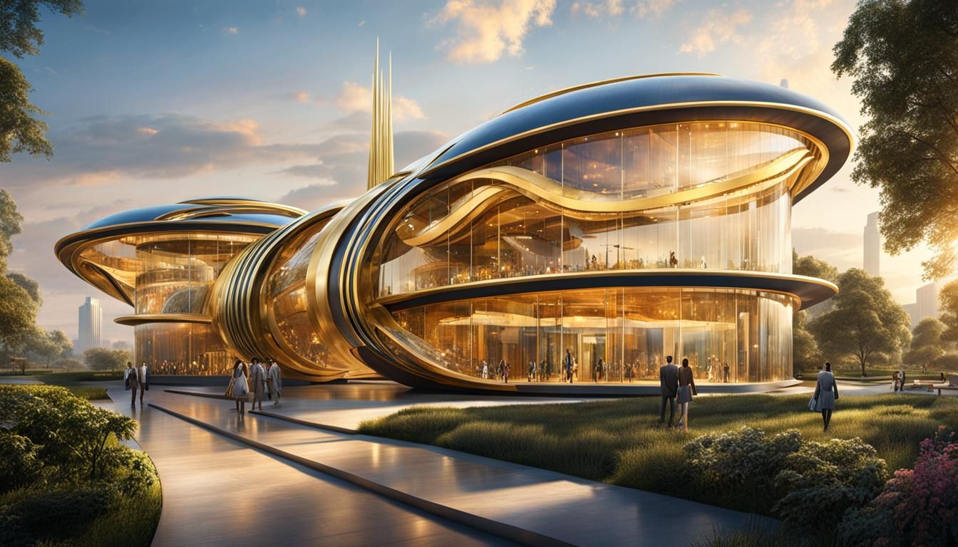 modern city building