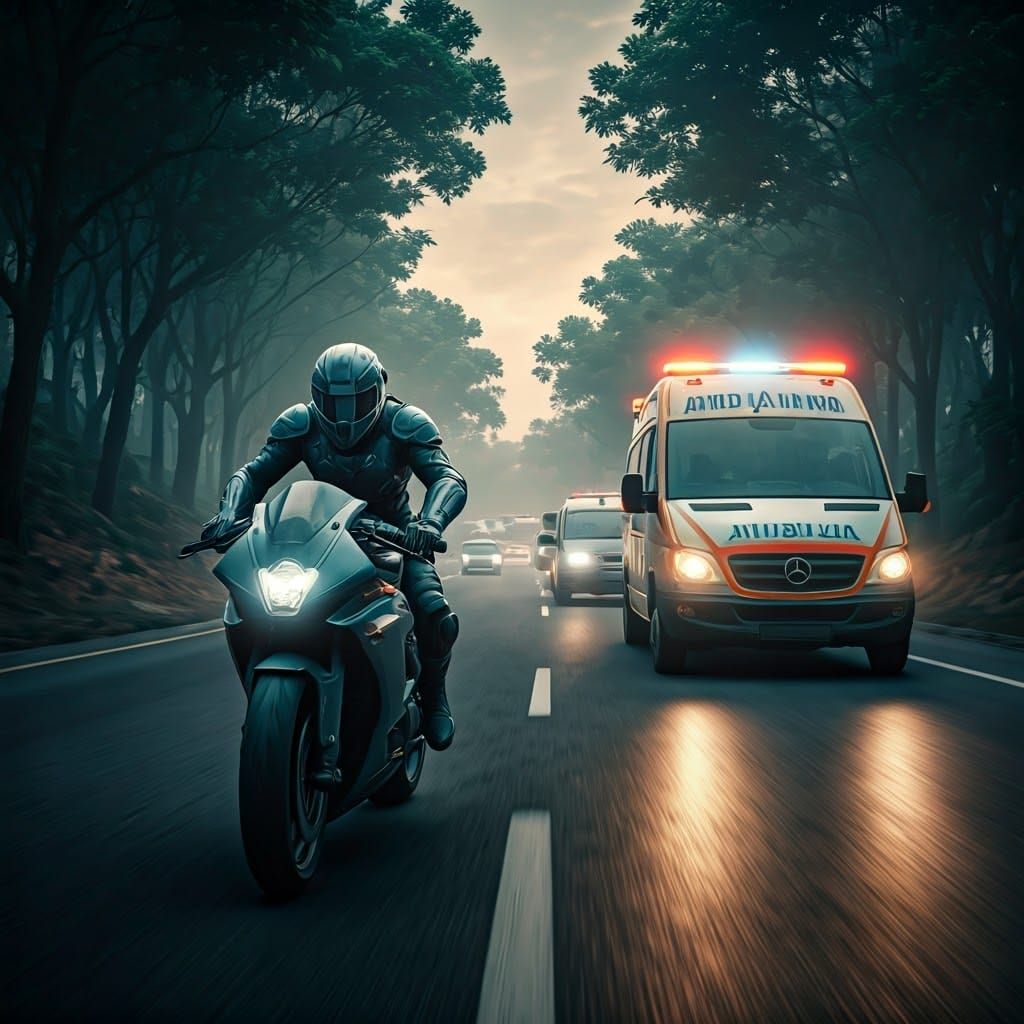Heroic Rider Clears Path for MDA Ambulance in Shabbat Traffi...