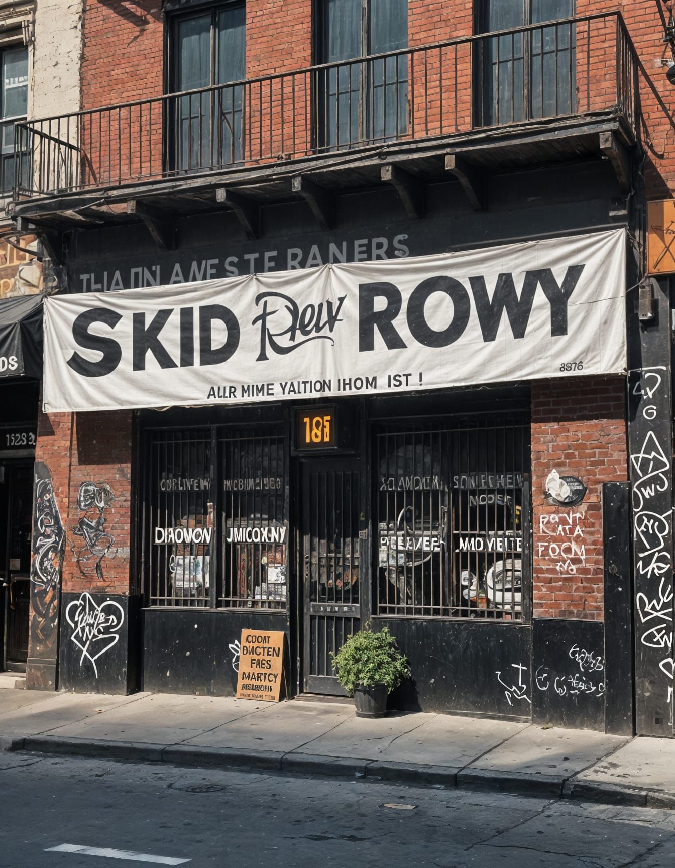 Gritty New York City Streets in a Somber Mood