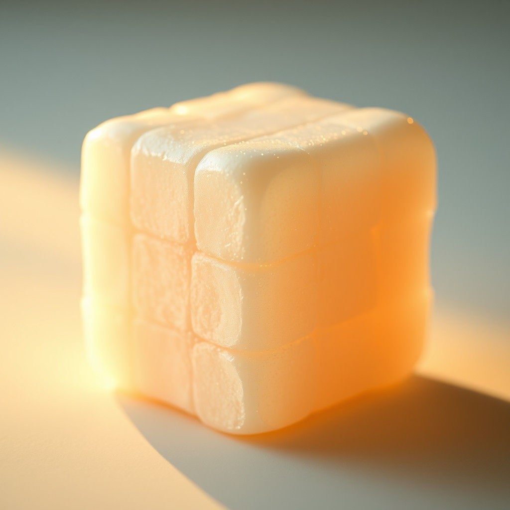 Pastel Sugar Cube in Dreamy, Whimsical Style