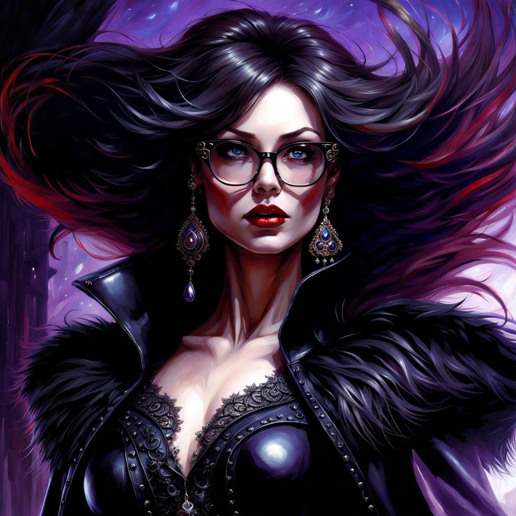 Gothic Glamour: A Fantasy Magazine Cover Art