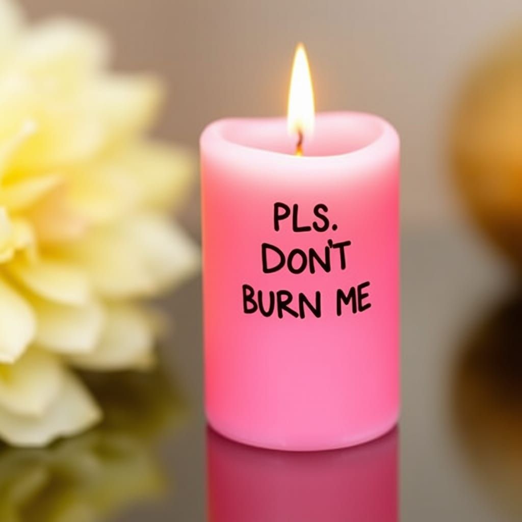 Candle Plea in Pastel Hues