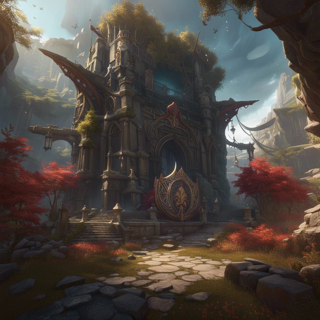 Scion and Champion in Guild Wars 2 Art