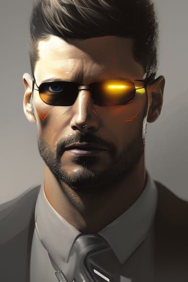 Hyperdetailed Portrait with Volumetric Lighting