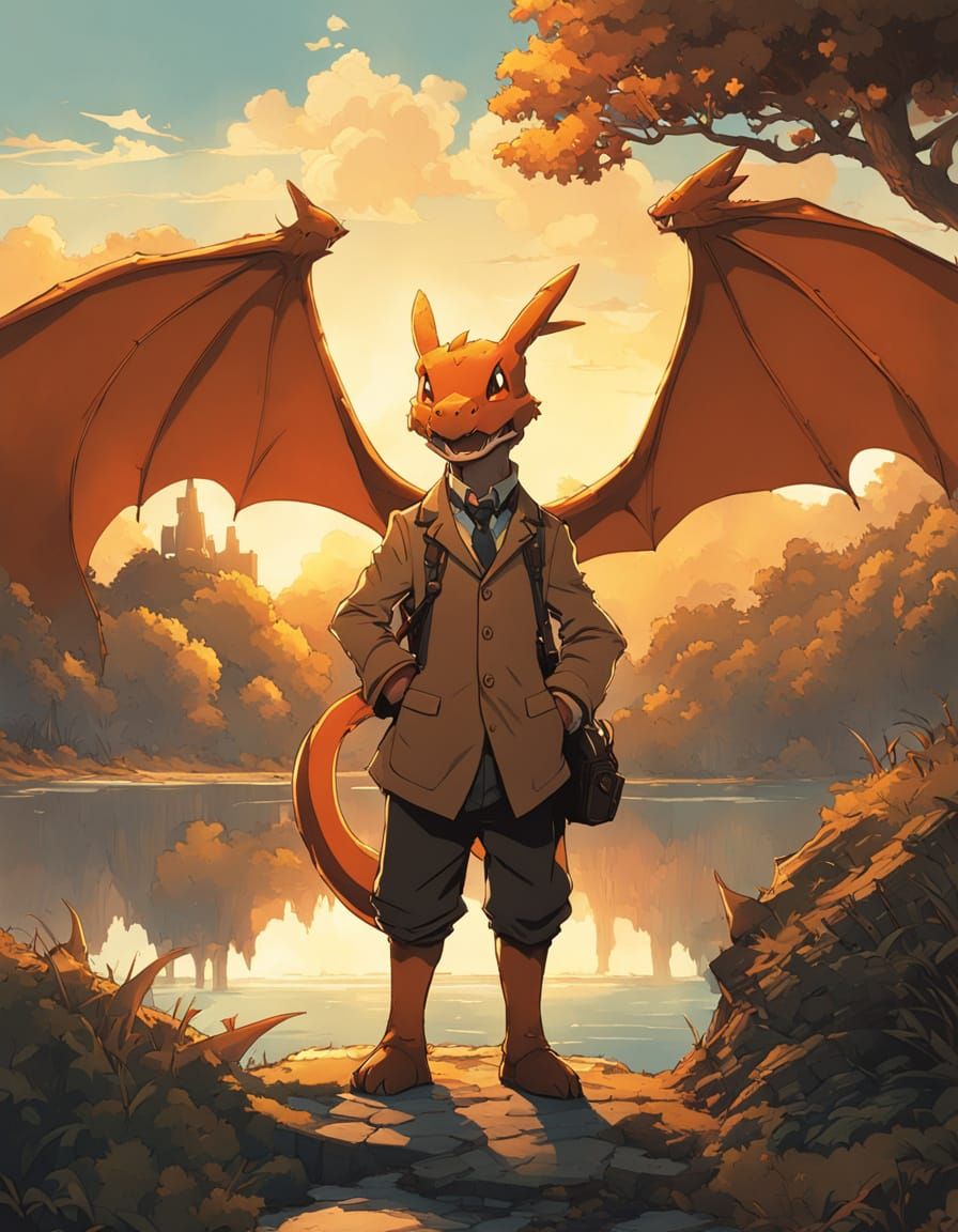College Students Charizard