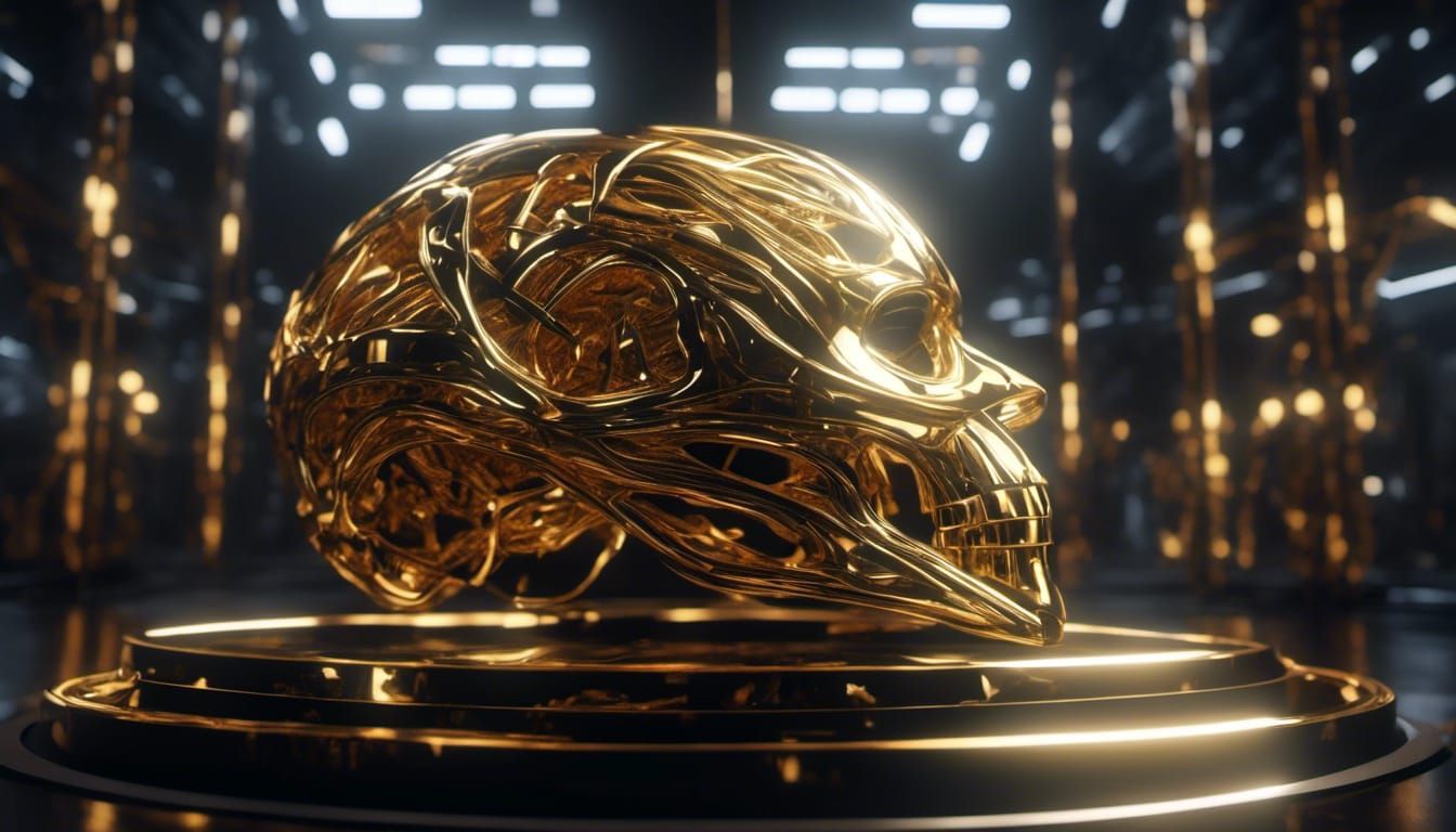 Ornate Metallic Steampunk Gateway in Unreal Engine 5