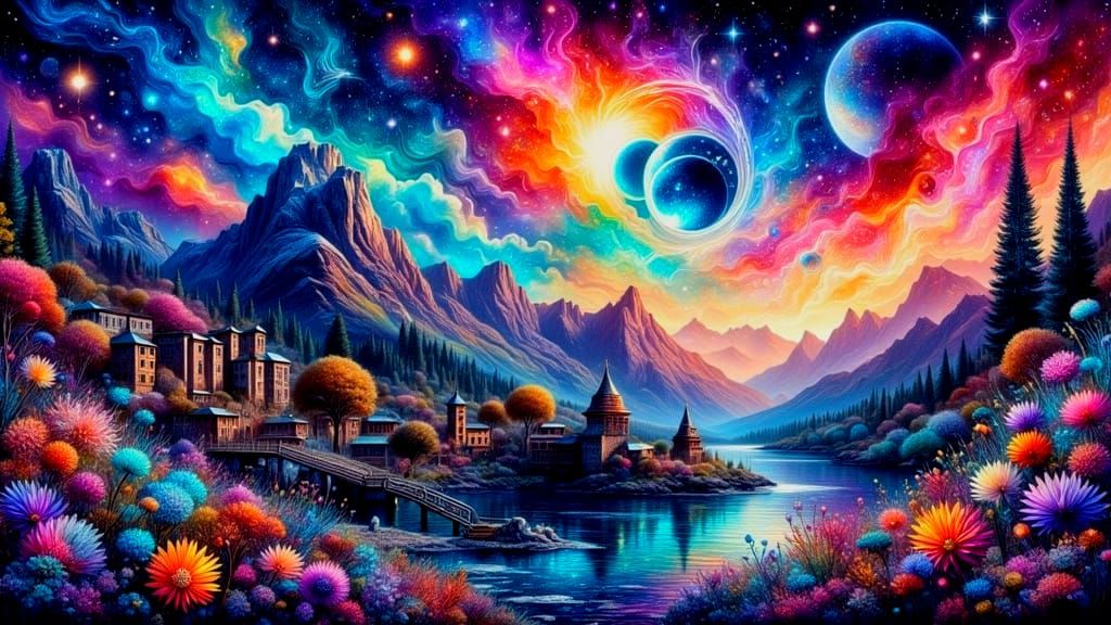 Kingfisher on Lakeside Rollercoaster in Watercolor Style