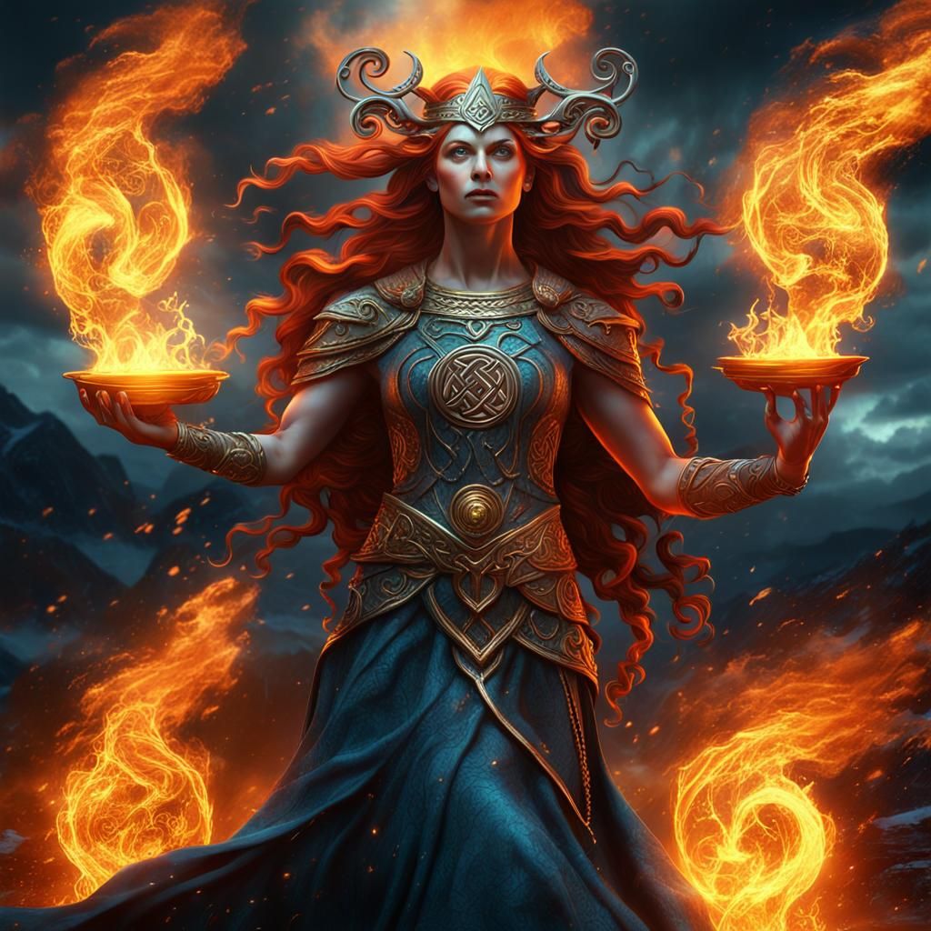 Brigid: Celtic Goddess of Fire and Poetry