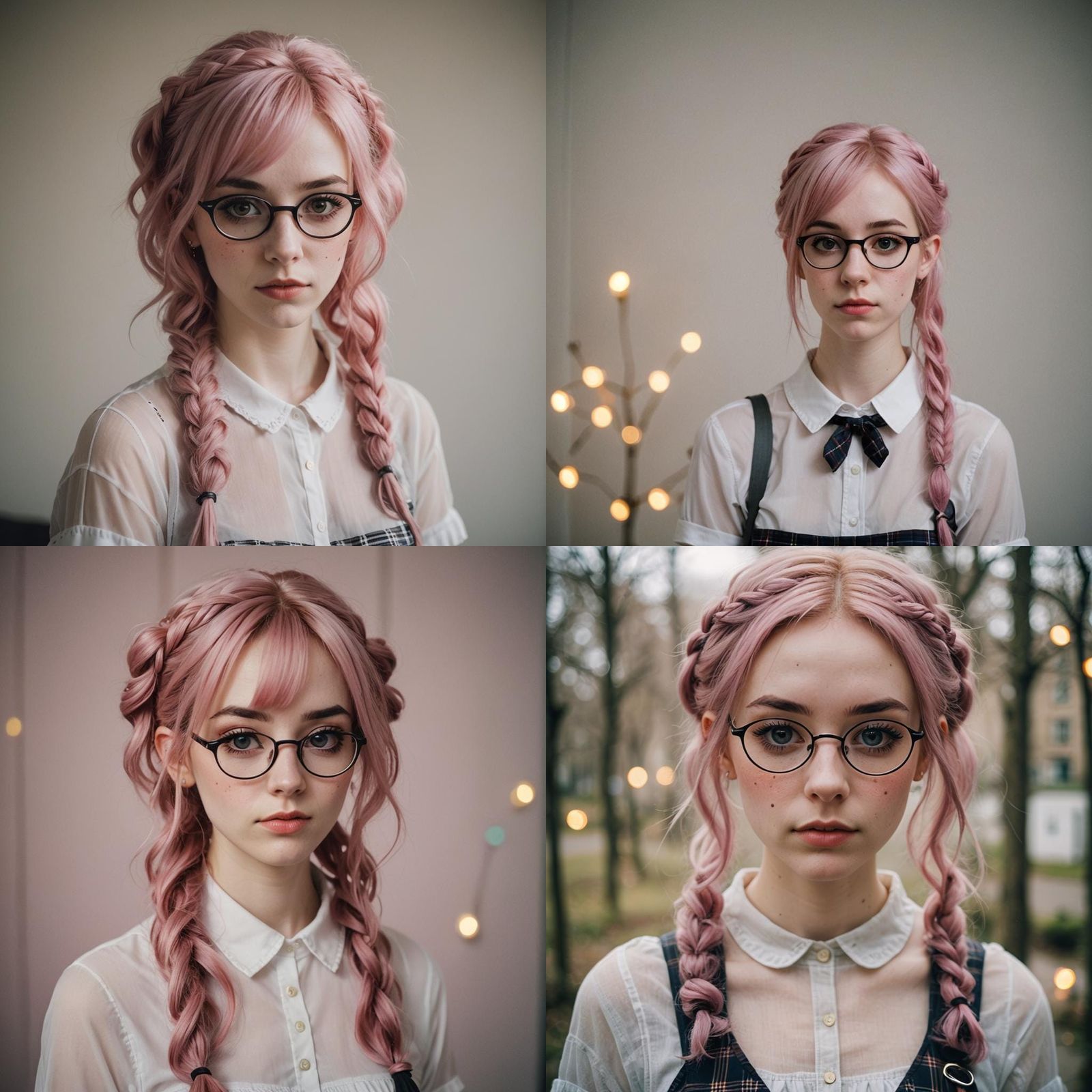 Scottish Scene Girl Portrait with Professional Lighting