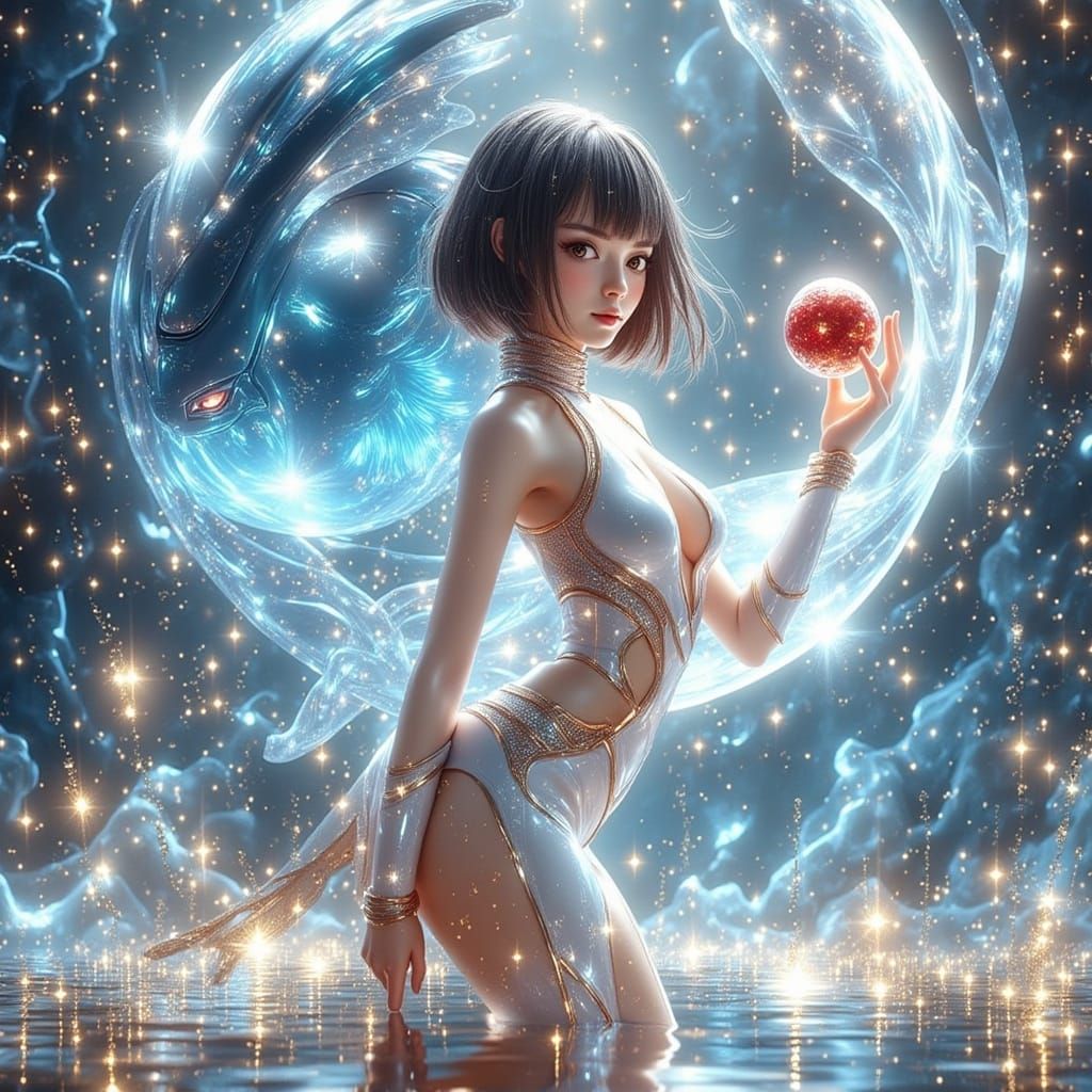 Loxy Bliss in Futuristic Pokémon Trainer Cosplay