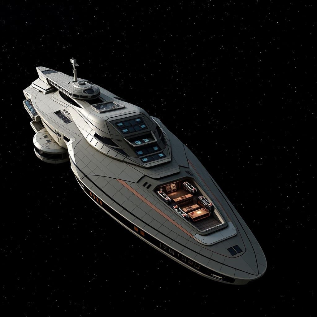 Luxury Star Wars Freighter Yacht Elysian-class