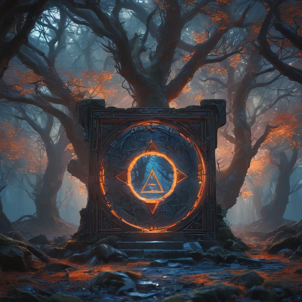 Mystical Forest Portal Concept Art