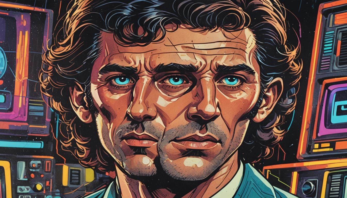 Retro Comic Book Witness on TV Talk Show