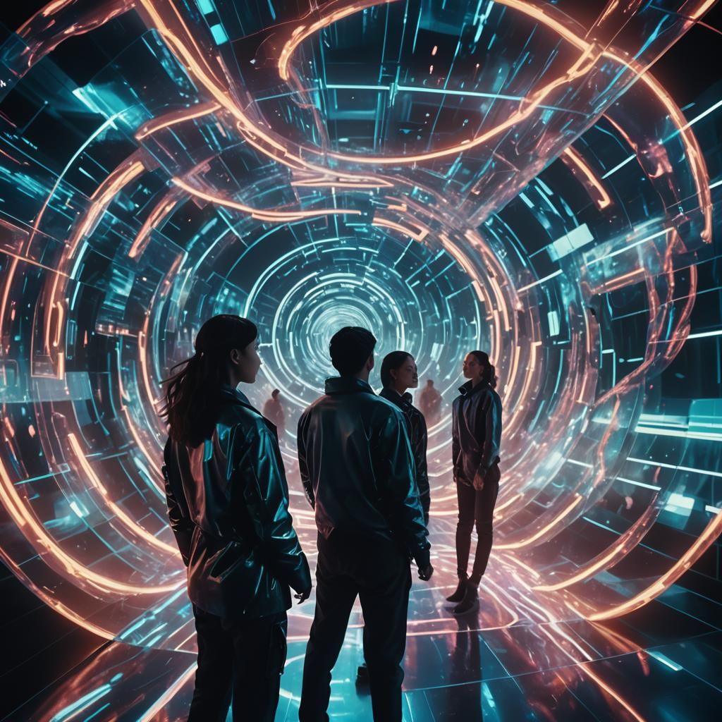 Futuristic Holographic Environment Creates Wonder in Cinemat...