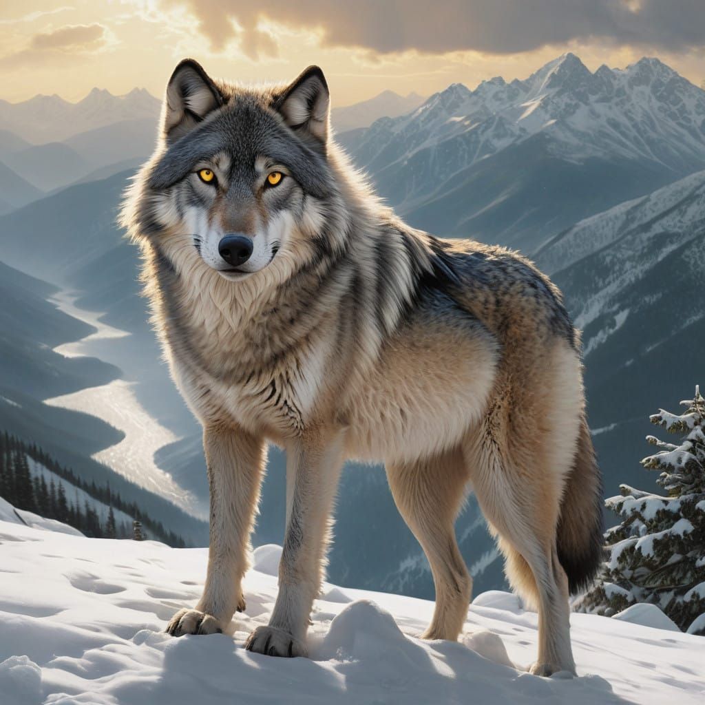 A wolf's love is as fierce as its loyalty