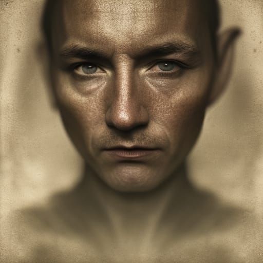 Sci-Fi Portrait in Style of Street Photography