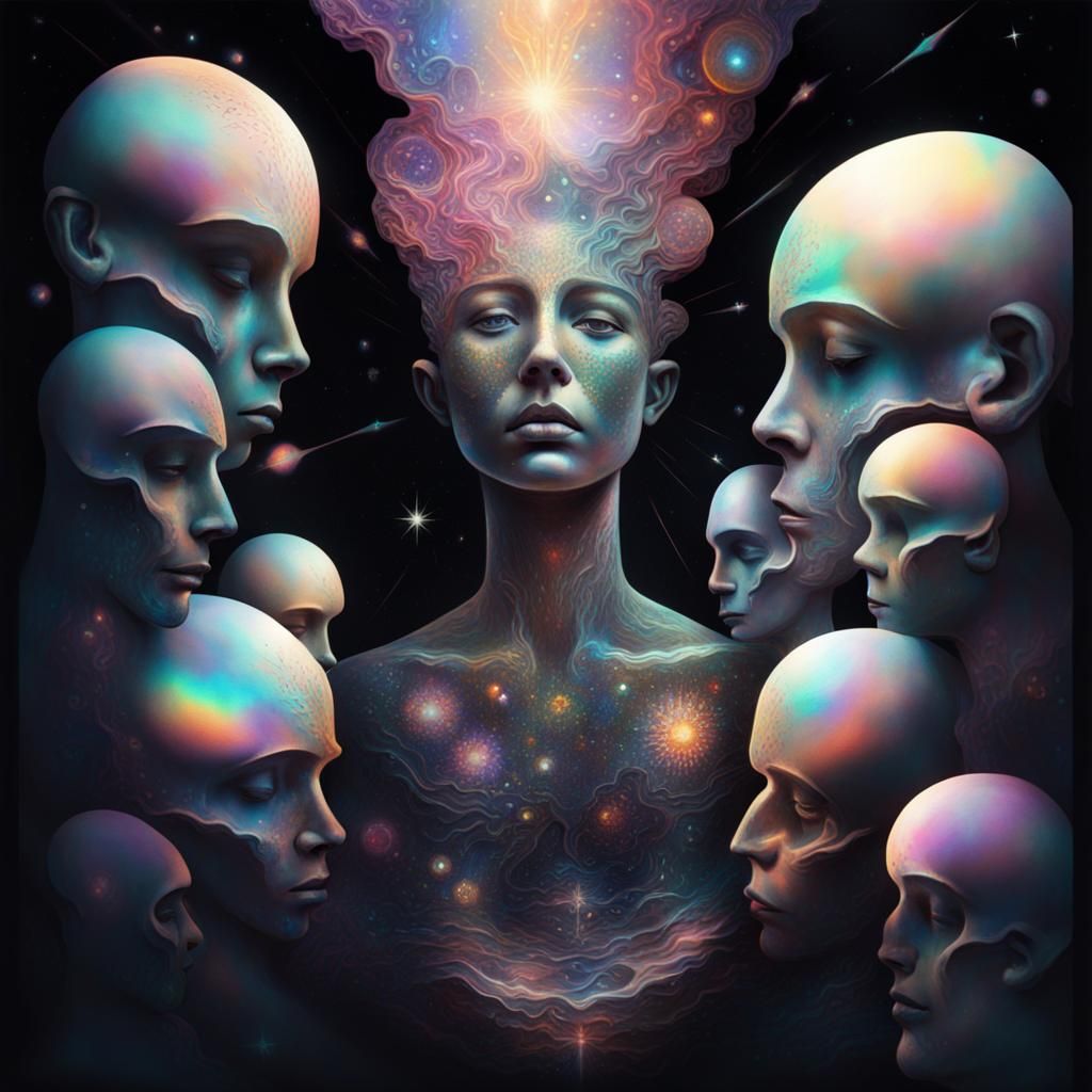 Cosmic Illustration of Forgiveness and Healing