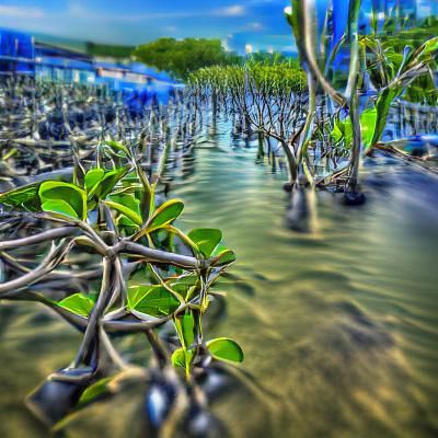 Lush Mangrove Forest in 8K HDR