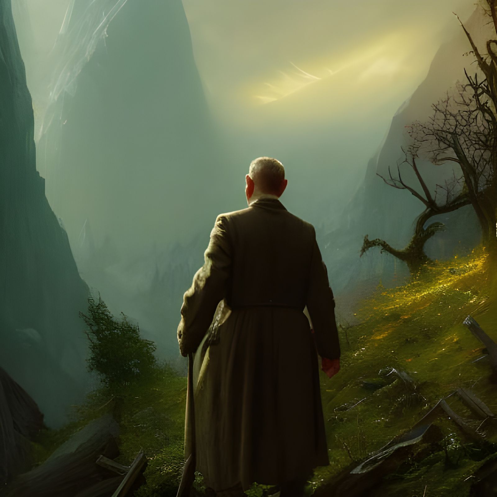 Tolkien in Dark Fantasy Style