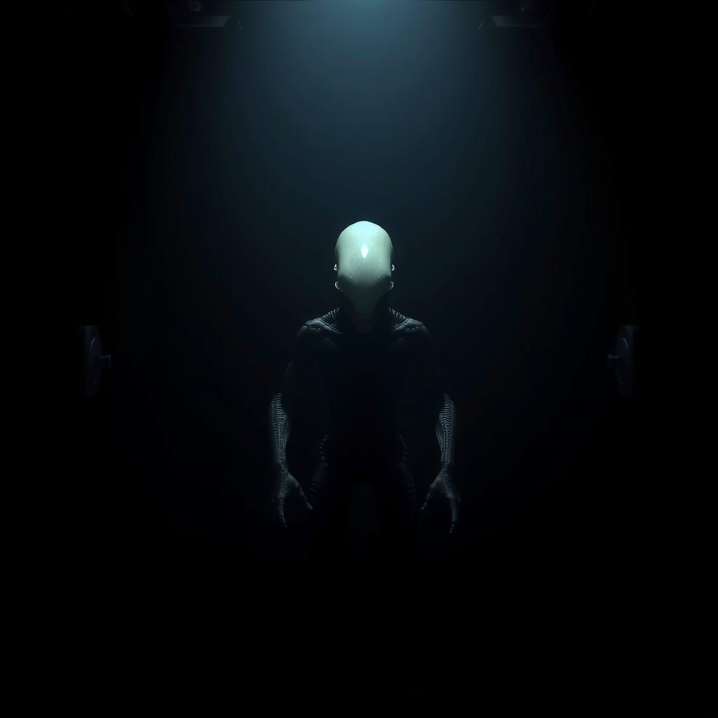 Xenomorph Emergence from Absolute Darkness