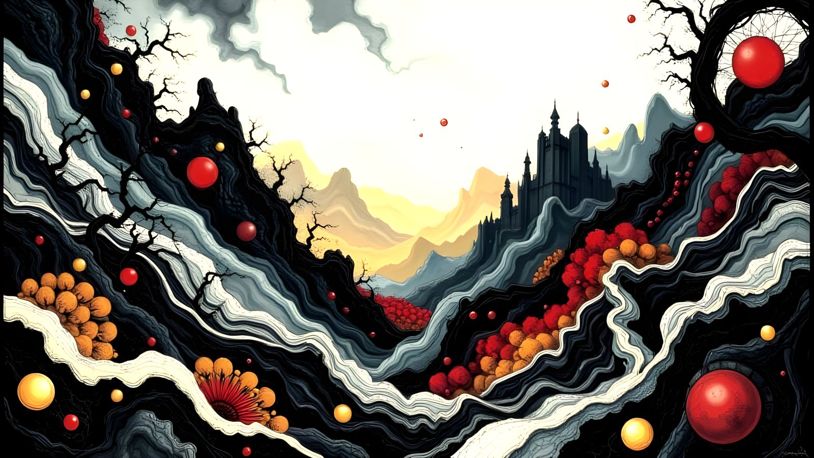 Post-Apocalyptic Wonderland with Hyperrealistic Textures and...