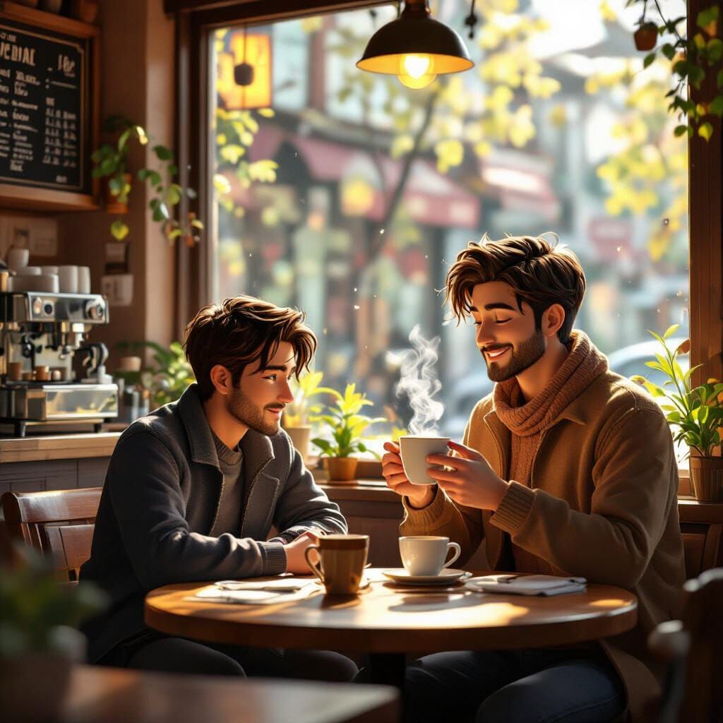 Cozy Cafe Owner's Hopeful Reunion with Friend