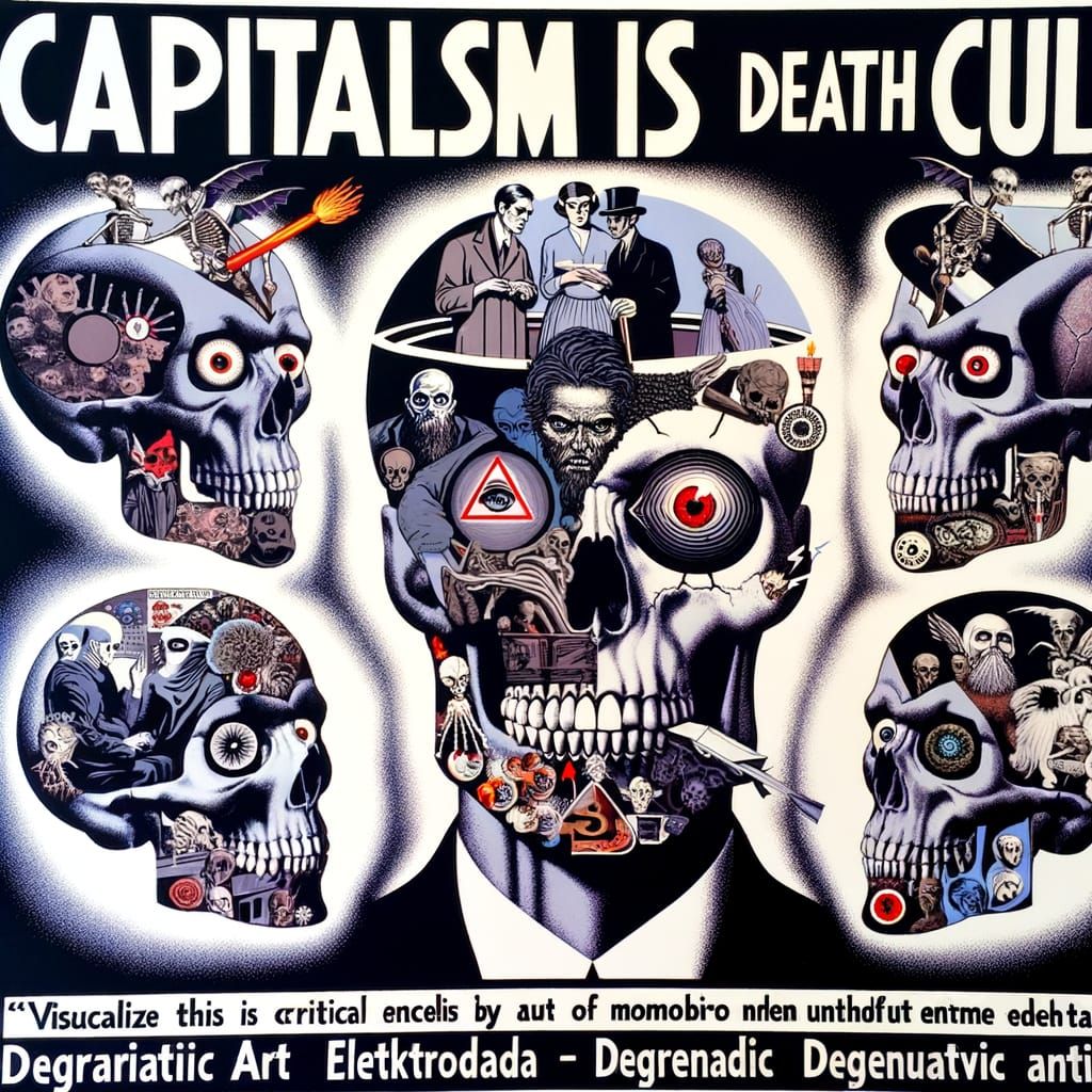 Surrealist Collage: Capitalism as a Death Cult