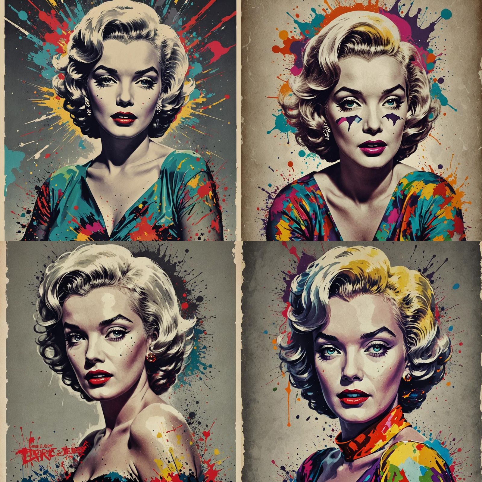 1960s Movie Poster: Dark Haired Supervillain