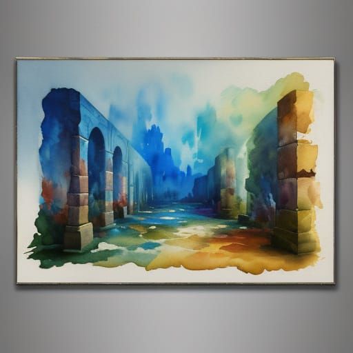 Epic Impressionist Masterpiece with Thick Brush Strokes and ...