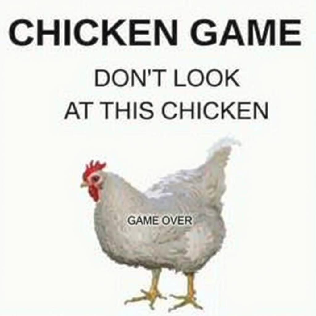 Playful Chicken in Farmyard, Beatrix Potter Style