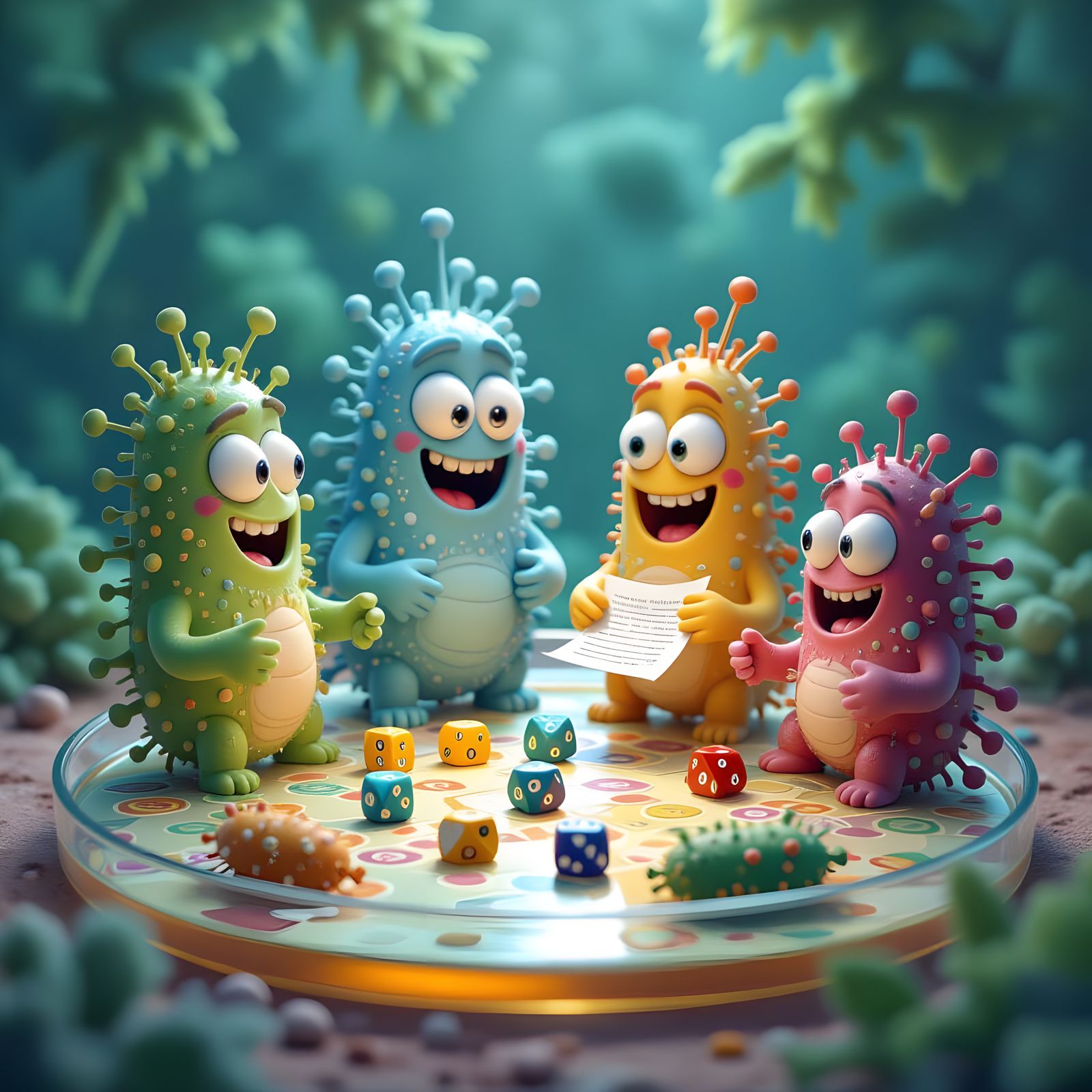 Playful Bacteria Play Dungeons & Dragons in Petri Dish