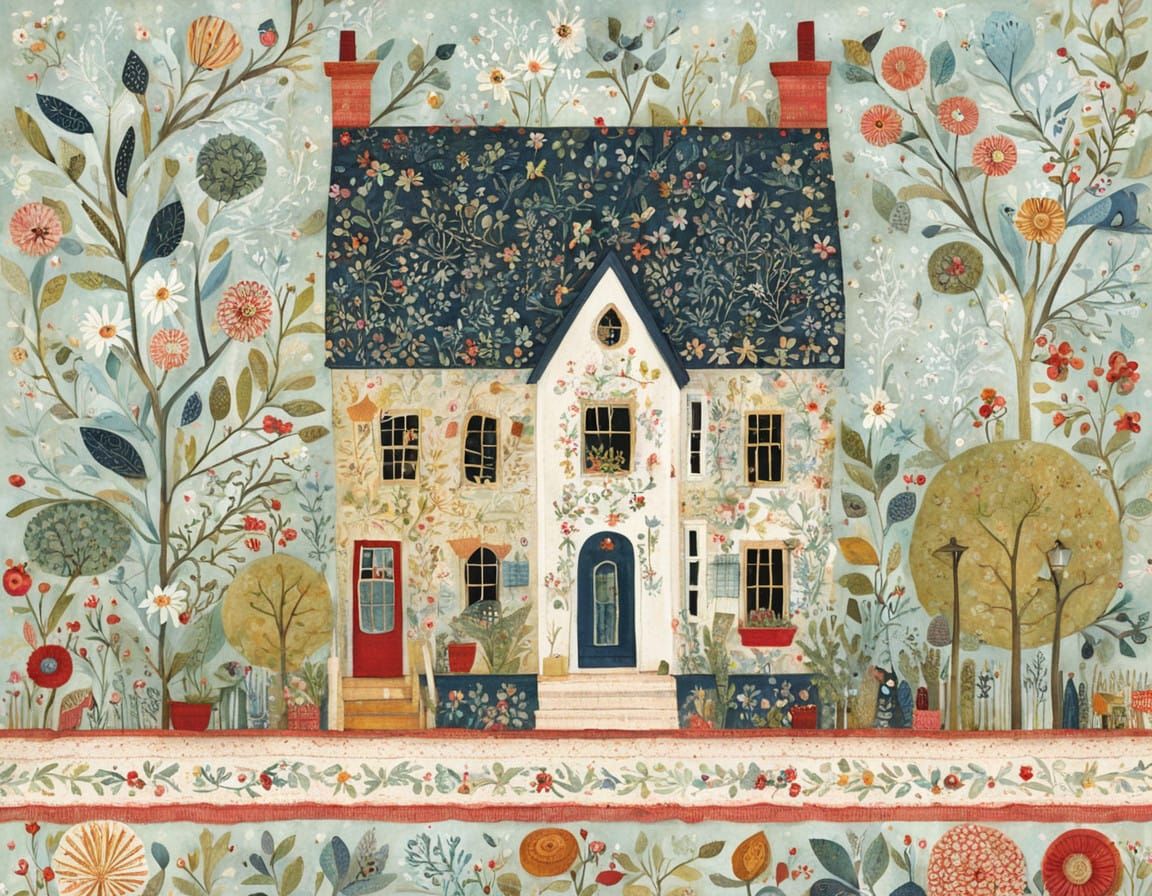 Vibrant Cozy Home in Intricate Detail