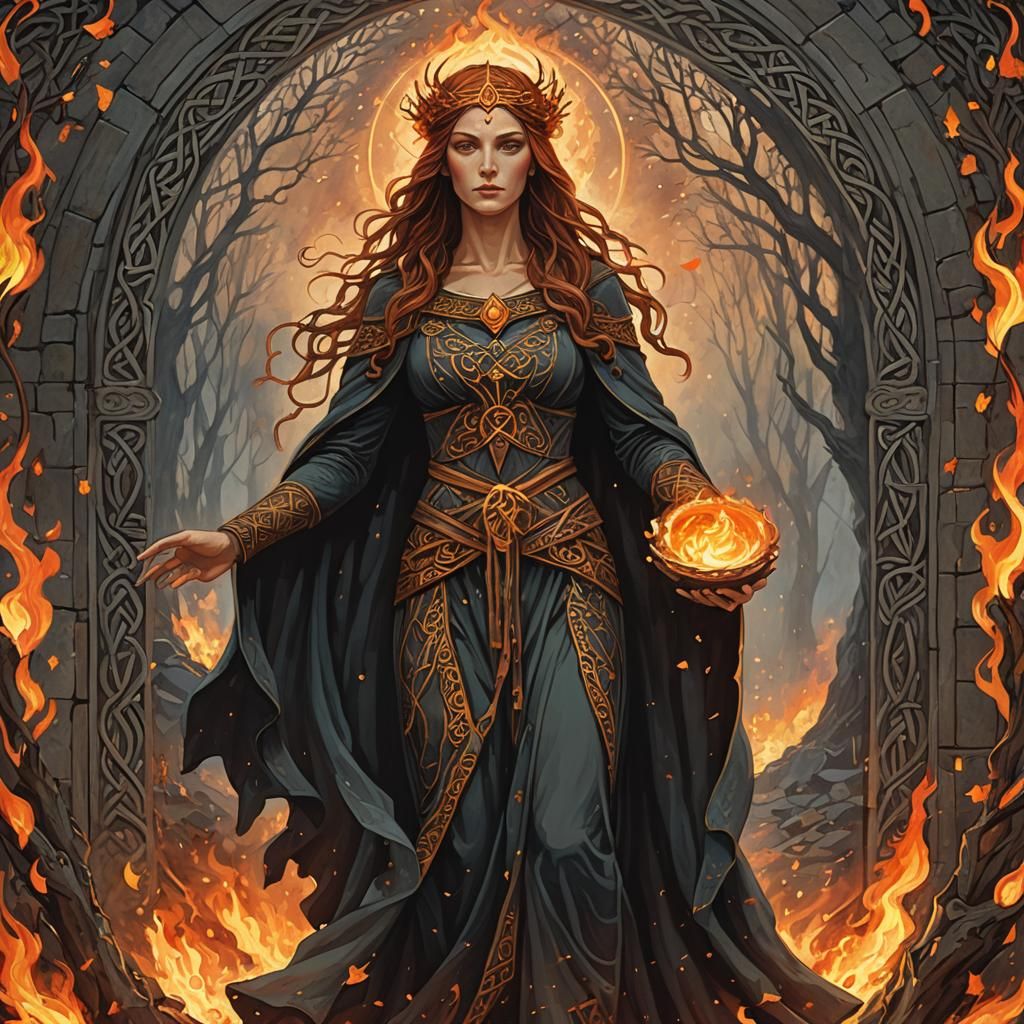 Brigid: Celtic Goddess of Fire and Creativity