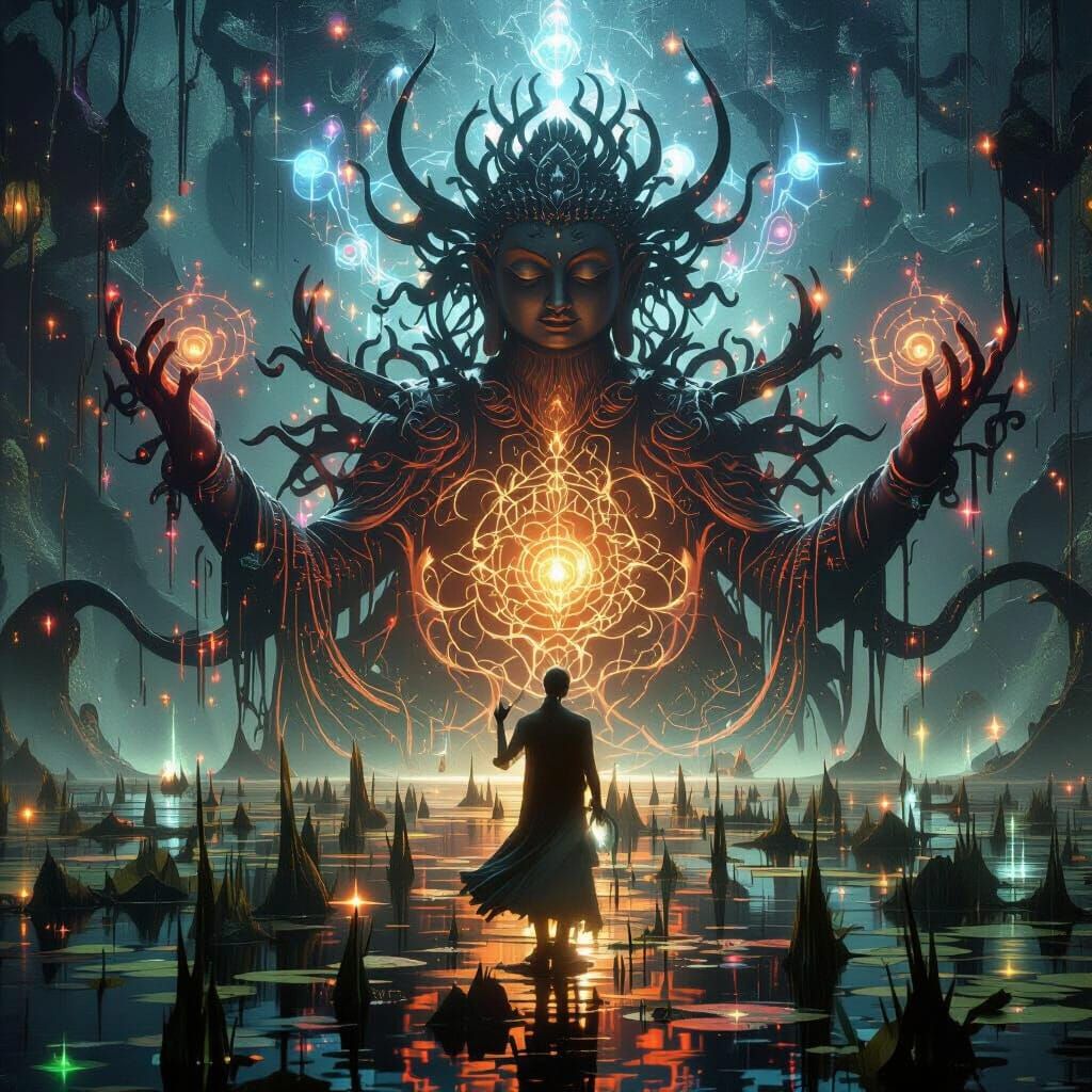 Buddha in Dark Dreamscape: Enlightenment and Interconnectedn...