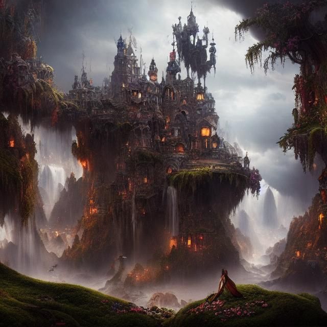 Epic Wonderland: Cinematic Digital Matte Painting
