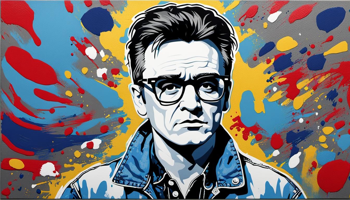 Morrissey Pop Art Portrait in Henri Matisse Style