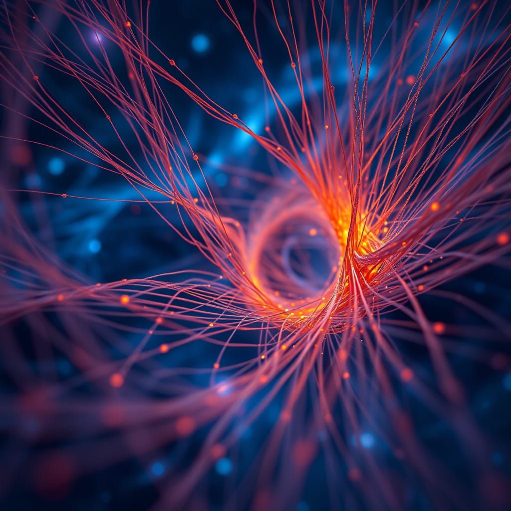 Cosmic Tapestry in Vibrant Hues