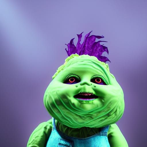 Ghoulish Slime Nightmare: A Hyperrealistic Horror Doll