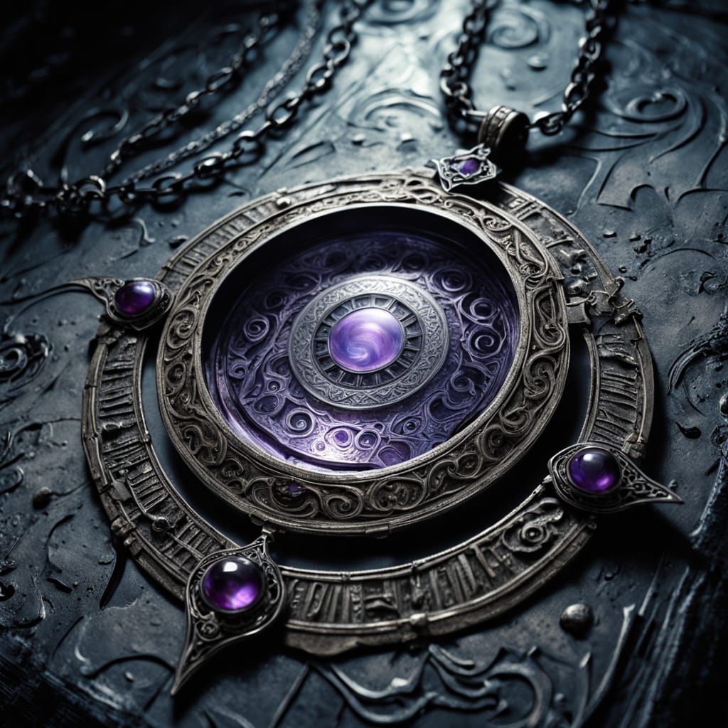 Mystical Jewelry in Dark Fantasy Style