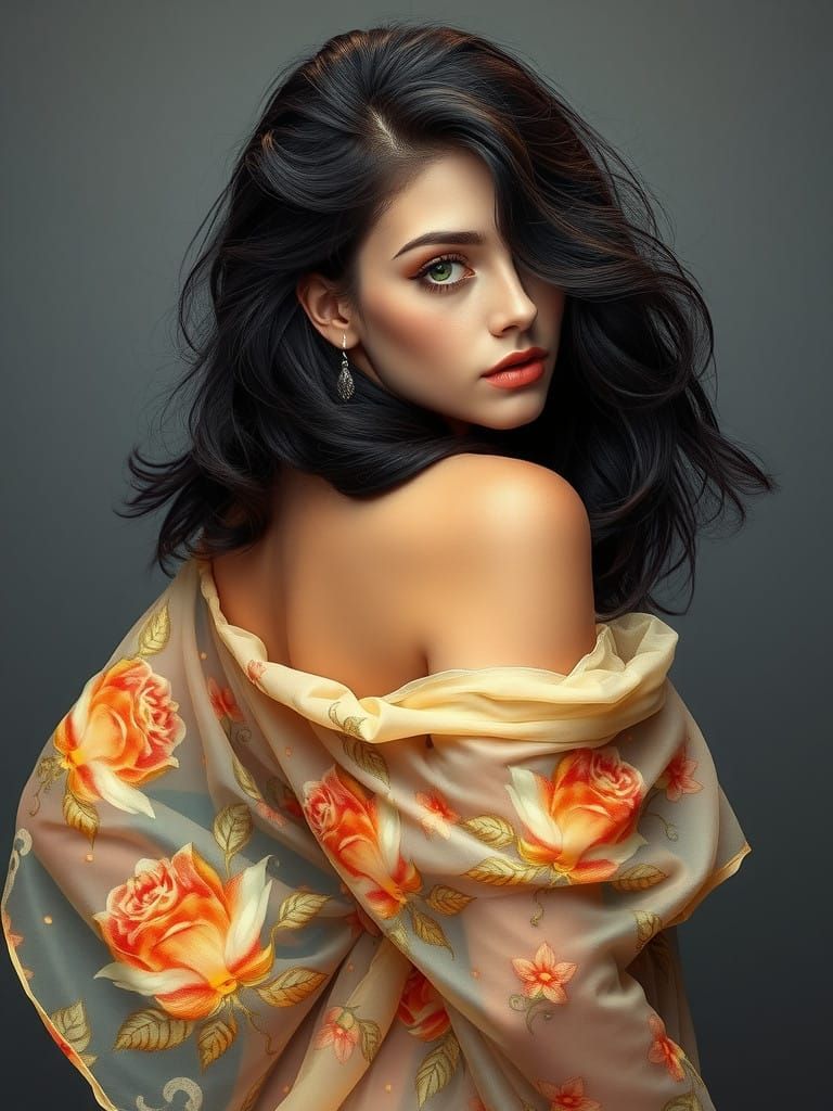 Ethereal Goddess with Whispers of Mystique