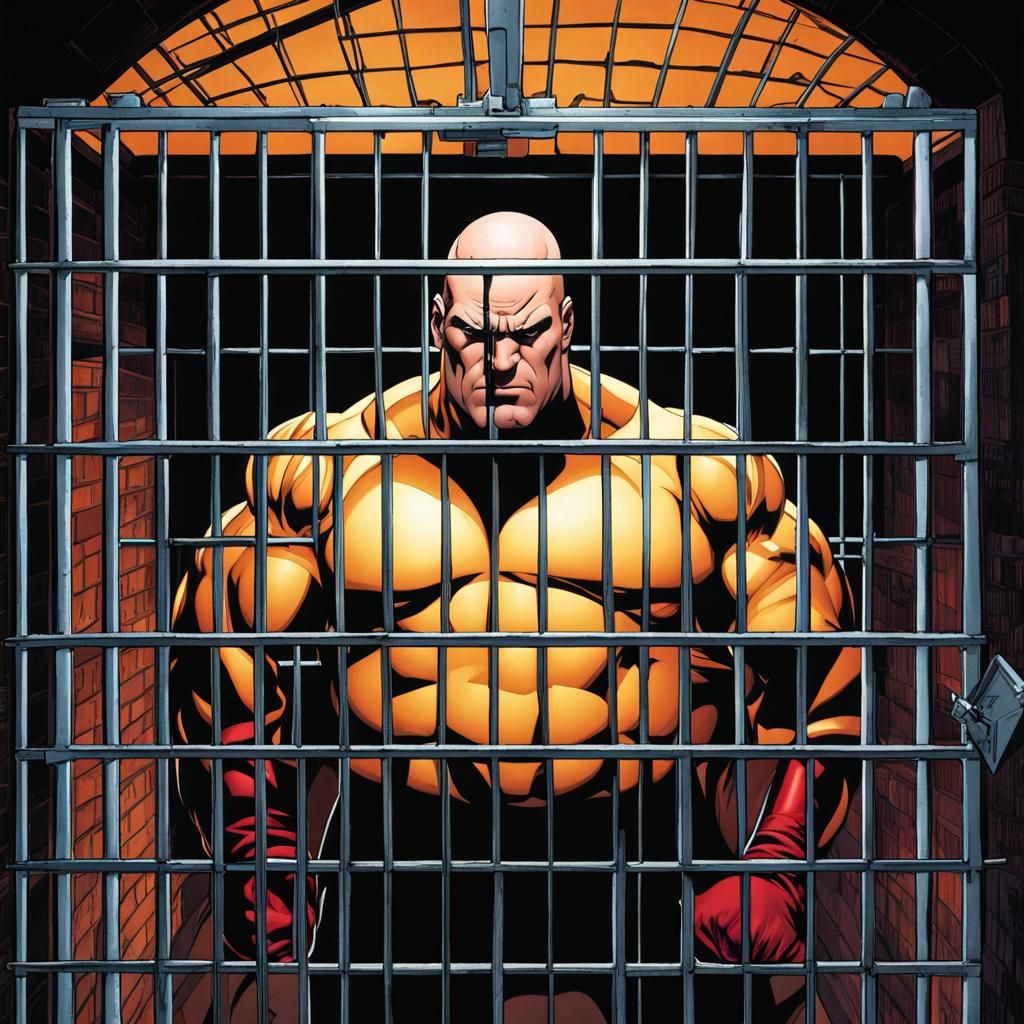 Calendar Man in Cell: DC Villain Portrait