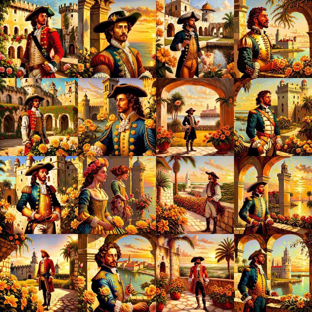 Juan Ponce de Leon Discovers Florida at Castillo de San Marc...