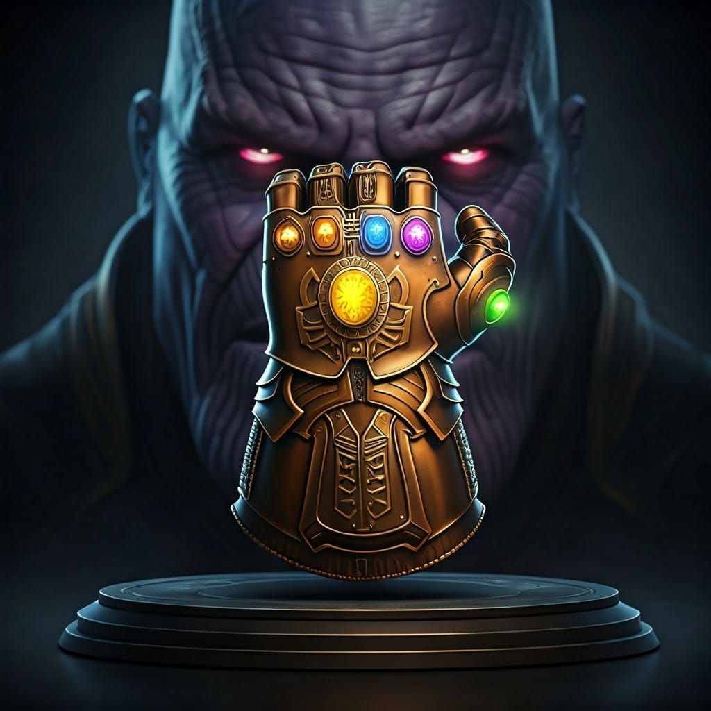 Infinity Gauntlet with Wu-Tang Clan Logo